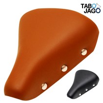 타보자고 자전거안장 클래식 스프링 안장 무통증 쿠션, 블랙