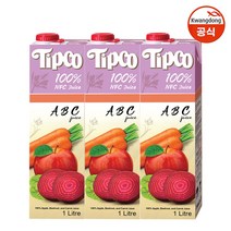 팁코 ABC주스 1L x 18팩 [유통기한 23년 04월 29일 이후], 단품, 단품