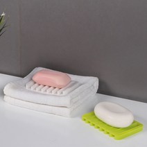 실리콘 비누 받침대 비누받침대대 실리콘비누받침대 비눗갑 비누받침케이스 깔끔한욕실 비누선반 비누거치, 랜덤발송