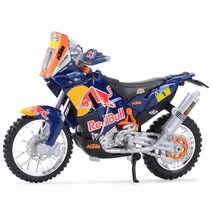 산악 오토바이 모형 피규어 Bburago 1:18 KTM 450 랠리 정적 다이 캐스트 차량 수집 가능한 오토바이 모델 완구 63