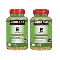 Kirkland Vitamin 커클랜드 비타민 E 400IU 500소프트젤 2팩, 1개