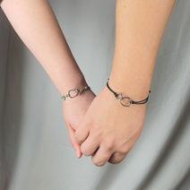 구름 커플 실 팔찌 미산가 레이어드 데일리 매듭팔찌 소원 우정 학생 초등 끈