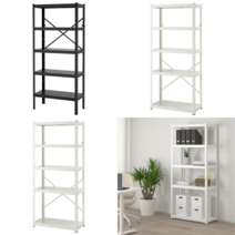 이케아 주방 팬트리 BROR 브로르 선반유닛 화이트 85x40x190 cm