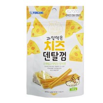 국산 강아지 치즈 덴탈껌 바나나맛 2개 노견이갈이개껌 노령견치아 멍멍이간식 동물치석 노견치석제거 개껌