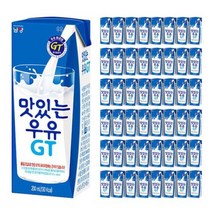 남양 맛있는우유 GT 멸균 우유 흰우유 200ml 48개