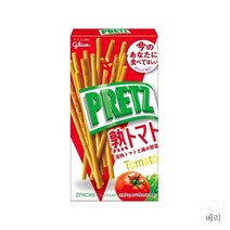 일본 Glico Pretz Ripe Tomato 글리코 프리츠 리프 토마토 스낵 과자 간식 60g 20팩, 20개