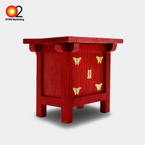 [오투아트] DIY 조선시대 미니목가구 만들기 -뒤주 미니어쳐, 레드