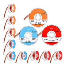 12PCS 제거 탭 구리 솔더 와이어 납땜 주석 브레이드 용접 BGA 2/2.5/3MM, 02 2.5mm_01 12pcs