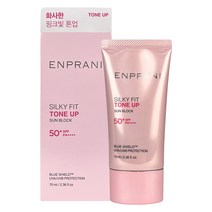 엔프라니 실키핏 선 블록 70ml 톤업 썬 크림 PA++++