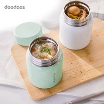 오슬로 보냉 보온 죽통 다이어트 이유식 미니 푸드자 280ml, 그린