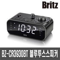 브리츠 BZ-CR3930BT 블루투스 FM 라디오 알람 LED 시계, 혼합색상