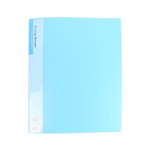 플러스샵 PP 3공 O-RING 공바인더 A4 6색상 내지용 3/4인치, 하늘(속지미포함) 3/4인치 1개