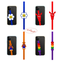 WIGGLE WIGGLE STRAP 위글위글 실리콘 폰 휴대폰 스트랩 4종, 위글위글 실리콘 폰 스트랩, 03. TEDDY BEAR