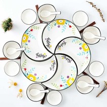 체코 그릇 음식플레이팅 싸고예쁜 폴란드, G, 단일사이즈