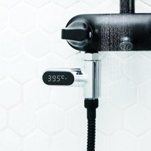 샤워기온도계 온수 디지털 LED 디스플레이 물 샤워 자체 생성 전기 수온 모니터 에너지 스마트 미터, 02 02