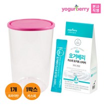 요거베리 카스피 요거트 스타터 1박스+트라이탄 발효용기 1개, 단품