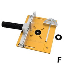 투터기 트리머 목공 알루미늄 라우터 테이블 삽입 플레이트 전기 목재 밀링 플립 보드 with miter 게이지 가이드 테이블 톱 woodworking workbench, f