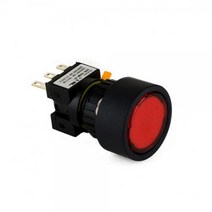 2A2B 푸쉬락 전원 스위치 24V DC LED 매입형 ON-ON 16mm KBL160AT-L3C2푸쉬 락 전원 스위치 LED, 화이트 [KBL160AT-L3CW2]