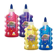 종이나라 갤럭시 컬러 액체풀 180ml 슬라임 재료 보라, 1개