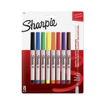 [샤피] 유성 네임펜 울트라화인 8색 세트