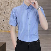 남성반팔셔츠 무지 트렌디 단색 꾸안꾸 반소매 데일리 기본 상견례 버튼다운 5XL 베이직
