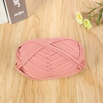 뜨개실 쟈이언트얀 형광뜨개실코튼 니트 천으로 양모 t-셔츠 원사 DIY 소프트 직조 카펫 담요 가방 39 색, 34 Light coral red