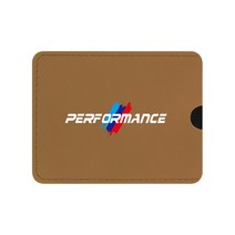 1+1 자동차 신용 카드 홀더 스웨이드 지갑 포켓 BMW Performance M X1 X3 X5 E90 E91 E92 E93 M3 E60 E61 E, [05] 브라운
