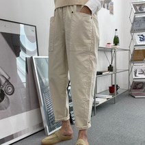 예담 세상편한 완전스판 데일리 꾸안꾸 봄 가을 면 배기 9부 바지