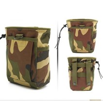 tactical molle edc 덤프 파우치 매거진 파우치 포켓 드로스트링 탄약 도구 가방 airsoft 사냥 액세서리 유틸리티 허리 팩, 삼림지