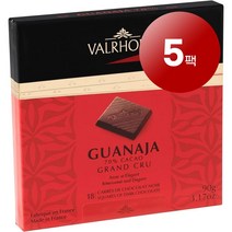 Valrhona 발로나 프랑스 정통 70% 과나하 레스 레 발로탱 박스 그랑 크뤼 다크 초콜릿 90g Les Ballotin Boitesgrands Crus Chocolat Noi, 5팩
