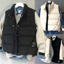 남녀공용 DS 쪼끼패딩 2컬러 캐주얼 패딩조끼 숏패딩