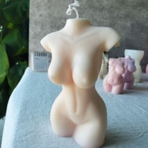 몰드 초 캔들 인체 캔들 실리콘 몰드 DIY 비누 만들기 수지 석고 몰드 아트 공예 홈 데코 홀리데이 파티 선물 장식 도구, 4