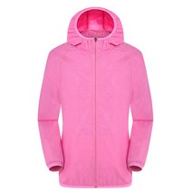 새로운 불 침투성 비옷 남성 여성 비옷 캐주얼 재킷 방풍 초경량 방수 윈드 브레이커 환경 비옷, 분홍색, s