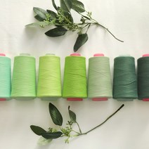 천팜 40수 2합 재봉실 그린 12color, 101 세이지그린