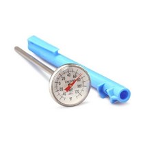 Taylor Precision Products Bi-Therm 표준 등급 판독 바이메탈 온도계(5인치 줄기 1인치 다이얼 화씨 -40~120도)