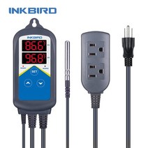 가열 출력이 있는 ntc 방수 프로브가 있는 inkbird itc-306t 온도 컨트롤러 dayamp 심기 인큐베이팅을 위한 야간 타이머, 미국 소켓(110v)