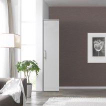 솜씨방 라온 400 틈새옷장 (이단봉형), 화이트