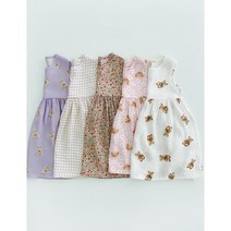 아동/여아/쿨~인견소재 민소매 원피스 5컬러