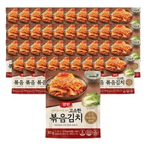 양반 고소한 볶음김치, 12개, 80g