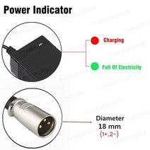전동킥보드충전기 24v 5a 전기 스쿠터 ebike 충전기 28.8v 휠체어 골프 카트 납산 충전기 gx16rca 3 xlr 커넥터 고속 충전, 3핀 xlr, 우리를