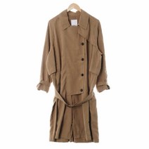 톰보이 9609 베이지 백플랩트렌치코트 [80-90]