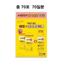 락토핏 생유산균 골드 60포 기획 (+10포 증정), 1set, 1개