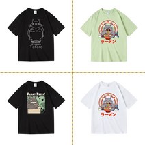 [XM]남여공용 티셔츠 일본애니 캐릭터 반팔티