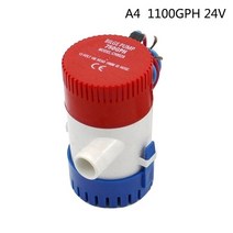 1100GPH 해양 빌지 펌프 잠수정 워터 12V 전기 요트 보트 V01, 4.1100GPH 24V