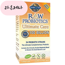 홈쇼핑 가든오브라이프 로우 프로바이오틱스 얼티미트 케어 30캡슐, 1개, 30개