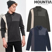 마운티아 남성 겨울 캐주얼 데일리 단체 스포츠 운동 골프 등산 기본 카라 알타이티셔츠#3
