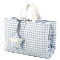 화모베이비 토퍼 + 거즈이불 S + 거즈 매쉬 베개 사계절 낮잠 이불 세트, 블루, 10개