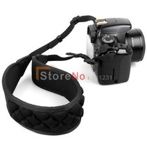 카메라 핸드스트랩 canon nikon pentax 용 블랙 숄더 넥 에어 셀 쿠션