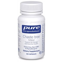 퓨어 인캡슐레이션 순비기나무 바이텍스 60캡슐 Pure Encapsulations Chaste Tree (Vitex), 1개