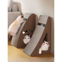고양이 수직 스크래쳐 골판지, L자 대형